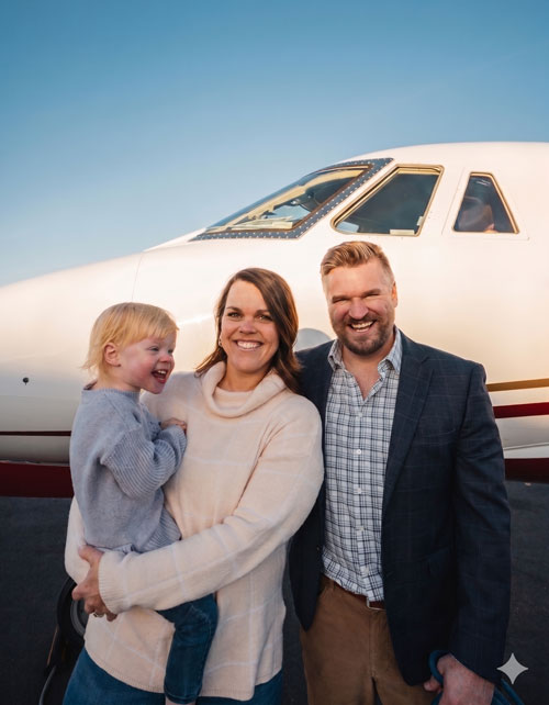 Pat Sinnott, founder of Peak Aviation Solutions, at Bozeman Yellowstone International Airport